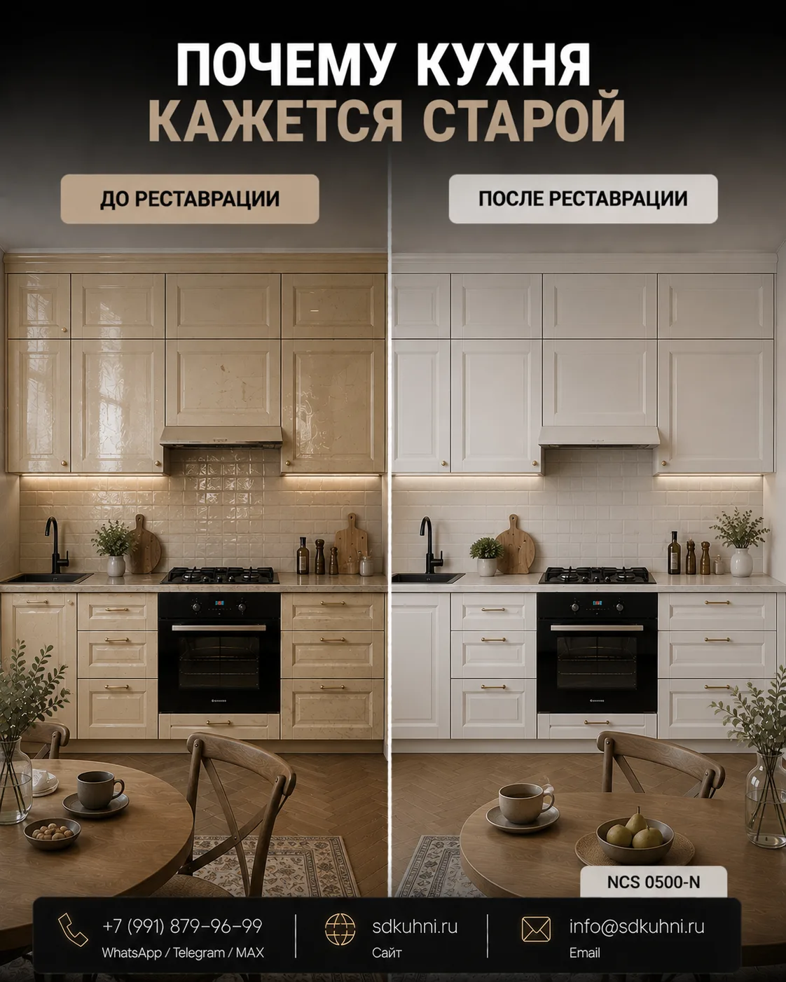 🕰 Почему кухня кажется старой?