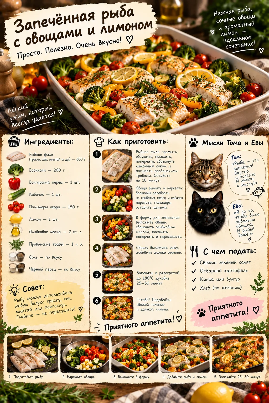 🥒🍅 Овощное рагу с кабачками — просто, вкусно и по-домашнему