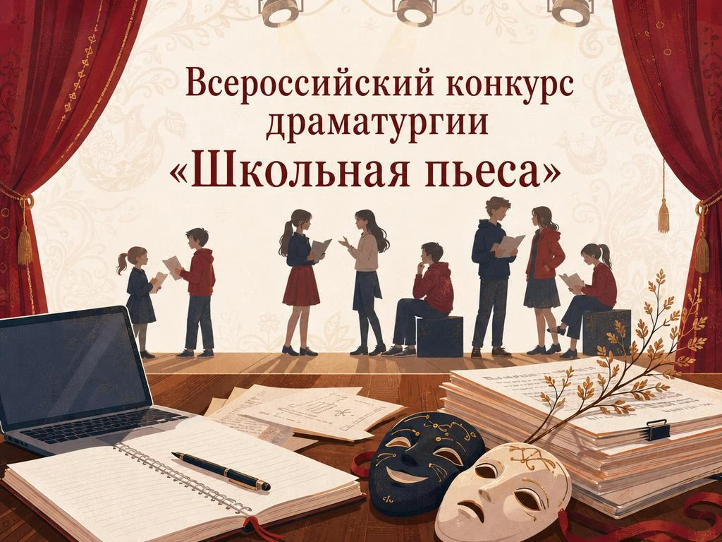 🎭 Всероссийский конкурс «Школьная пьеса» — открыт прием работ

Уважаемые родители, приглашаем ваших