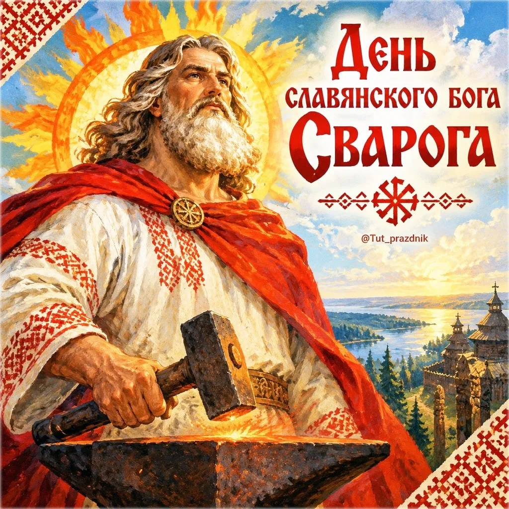 🔥⚒️ 4 октября — День славянского бога Сварога ⚒️🔥