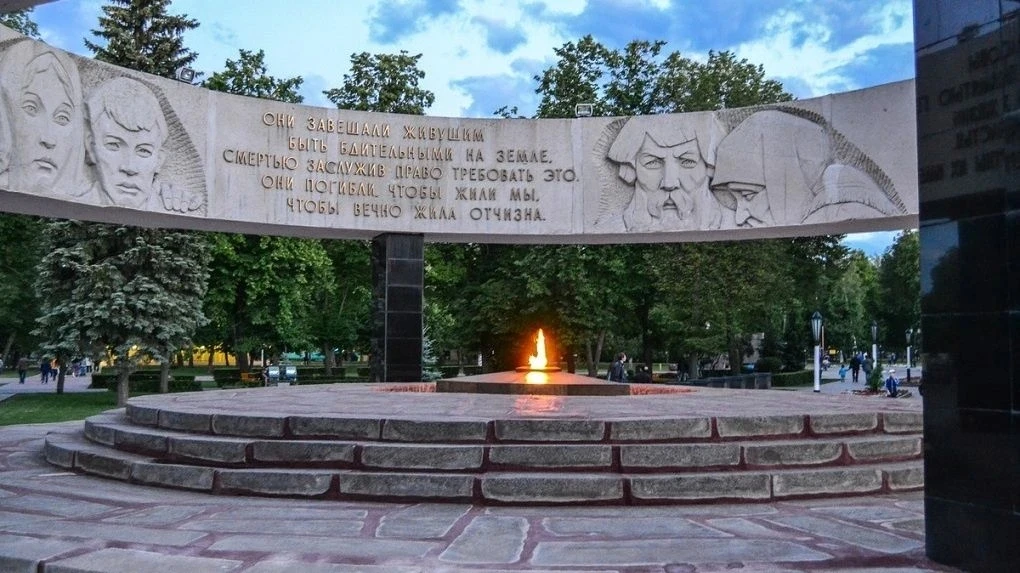 К 81-й годовщине великой Победы в память о погибших жителях Тамбовской земли в годы ВОВ обучающиеся 