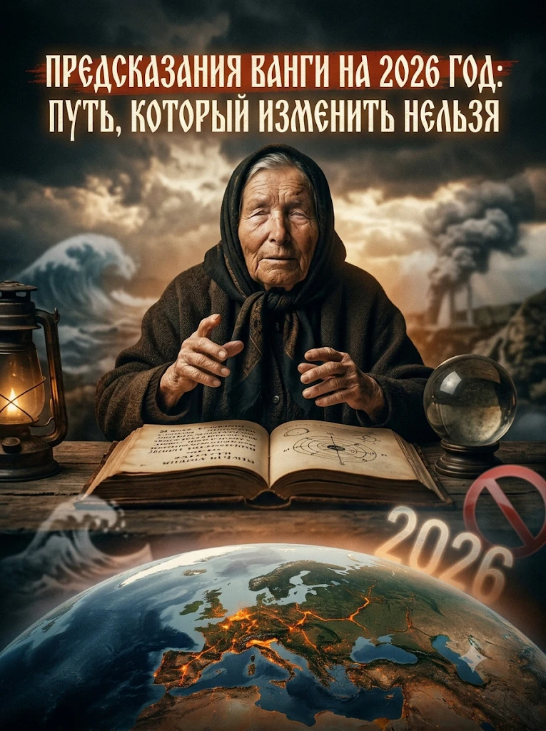 Предсказания Ванги на второе полугодие 2026 года: путь, который изменить нельзя 🚫