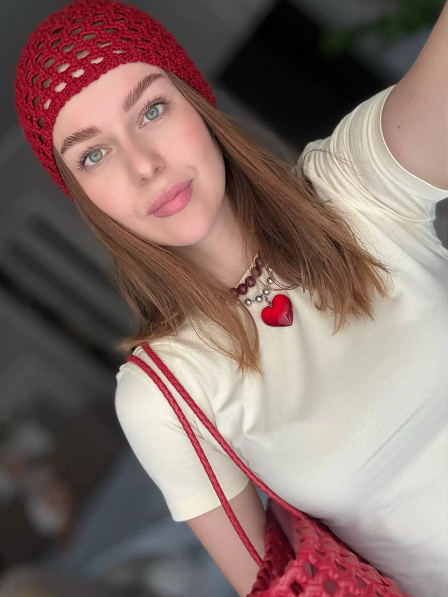 Продолжаю открывать посылки с Ali. Собрала красное комбо получается. Плетеная сумка за ...