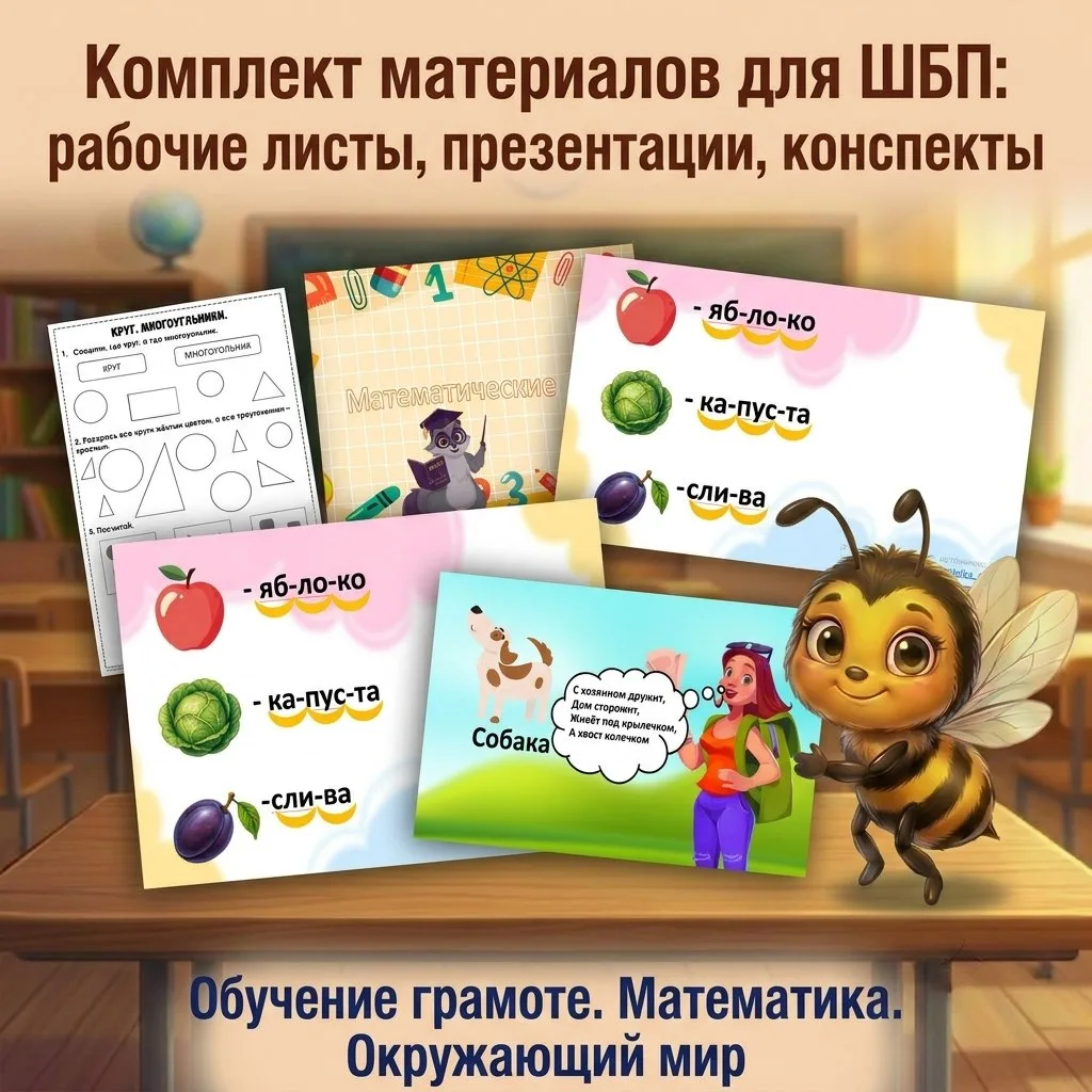 Полные комплекты материалов для "Школы будущего первоклассника" – ваш идеальный старт!