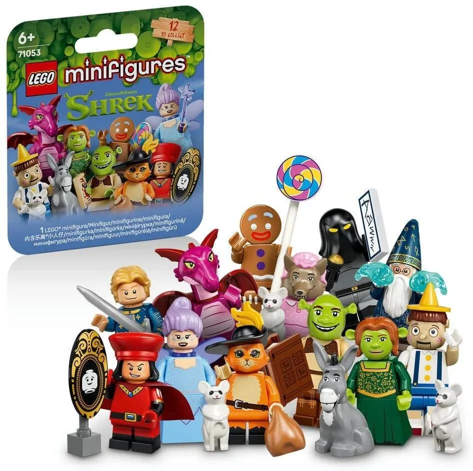 LEGO выпустит мини-фигурки по Шреку. Огромную коллекцию персонажей культового мультика можно искать 