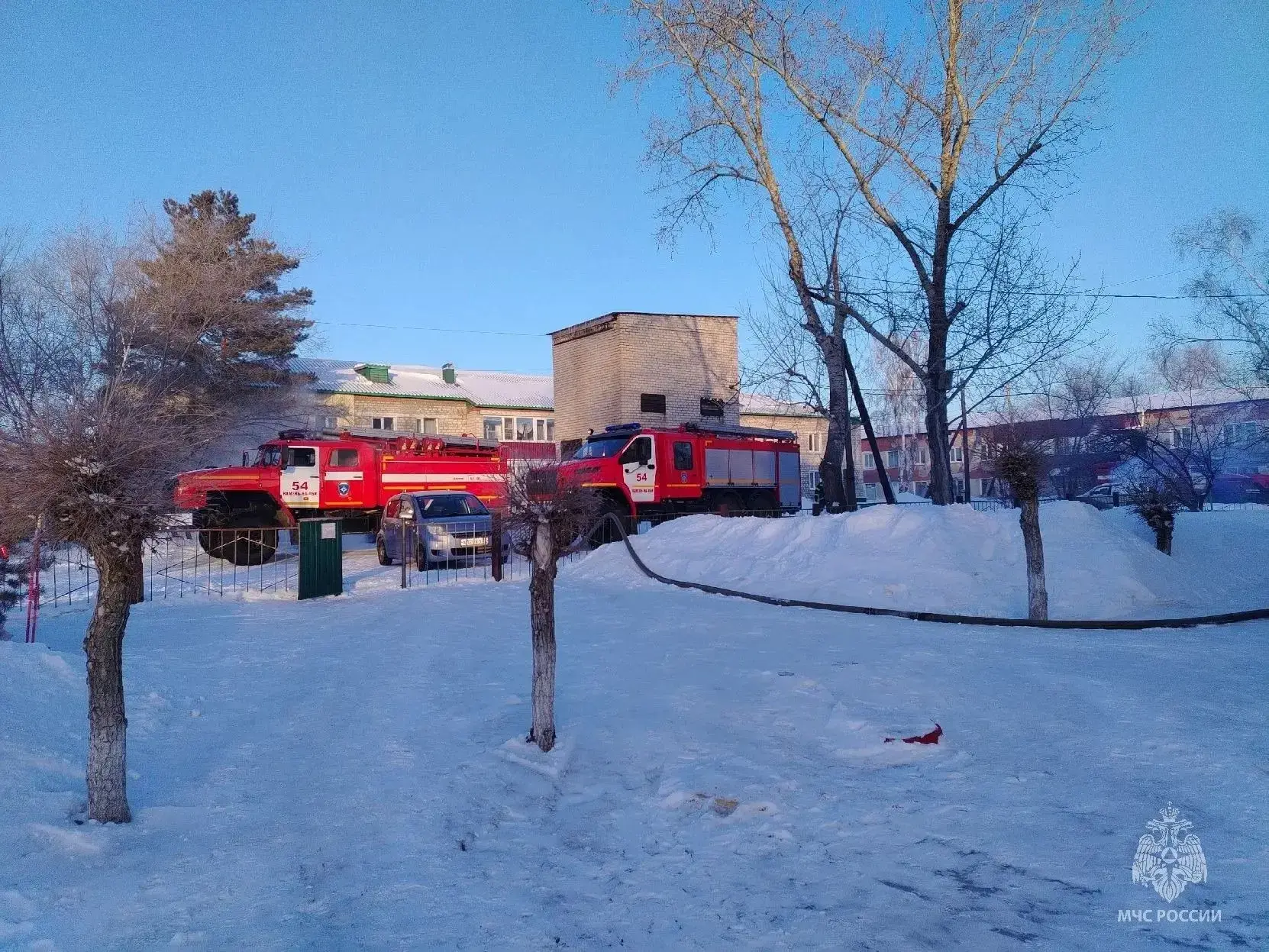 Подробности о пожаре в садике от МЧС Алтайского края👇  В Камне-на-Оби пожарные ликвидировали возгора