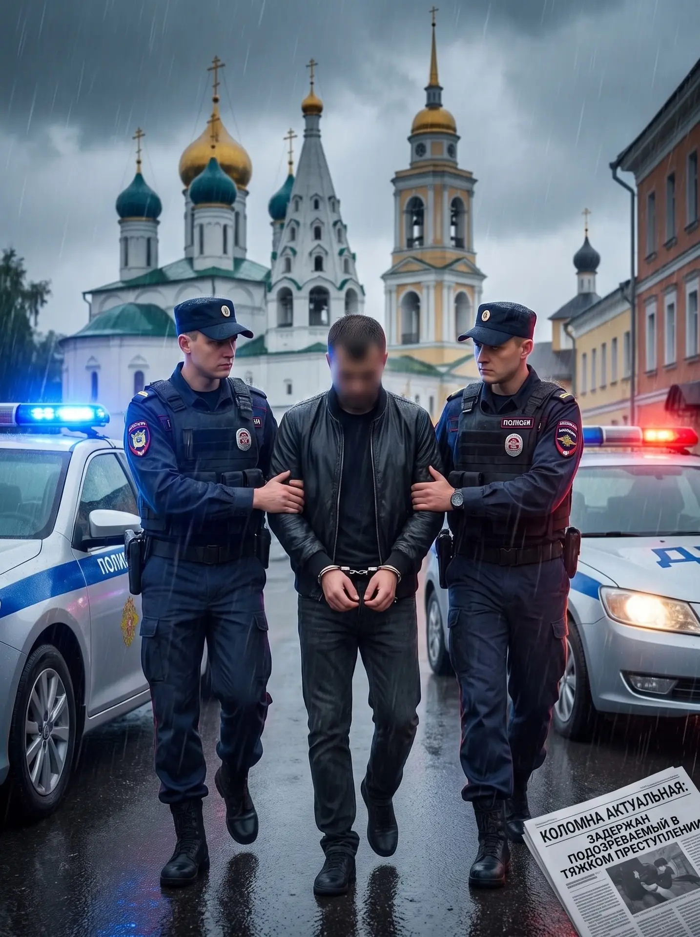 ⚡️Подмосковные полицейские в г.о. Коломна задержали мужчину, подозреваемого в причинени...