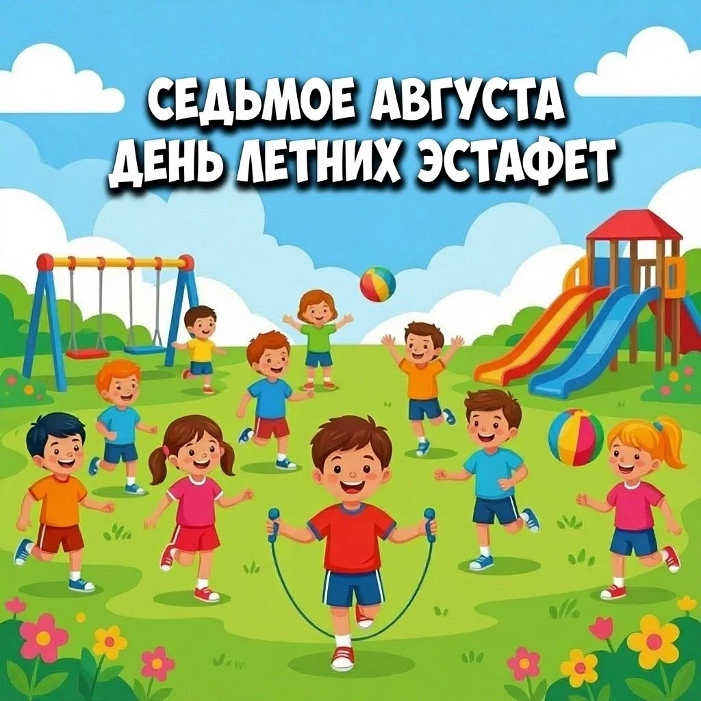 7 августа — День летних эстафет!🏆🥇🏃‍♀️🏃