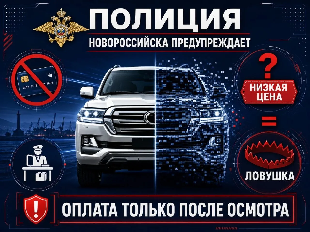 🚘В Новороссийске местный житель лишился 1,4 млн рублей при покупке автомобиля через интернет

В деж