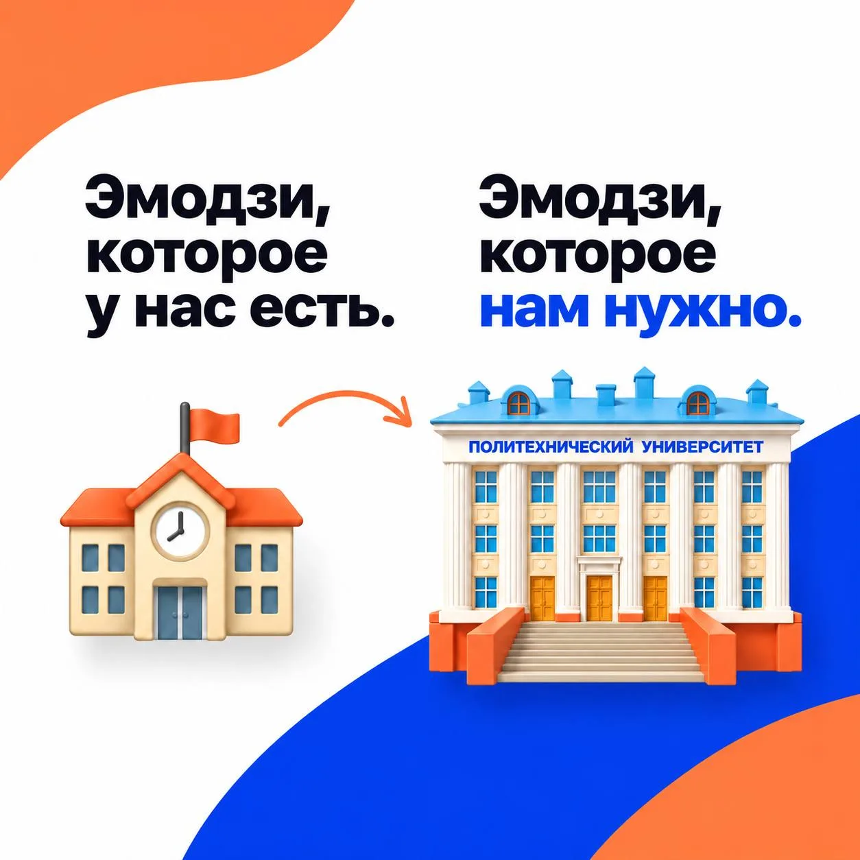 Эмодзи на все случаи жизни уже придумали. Но кое-что явно забыли…