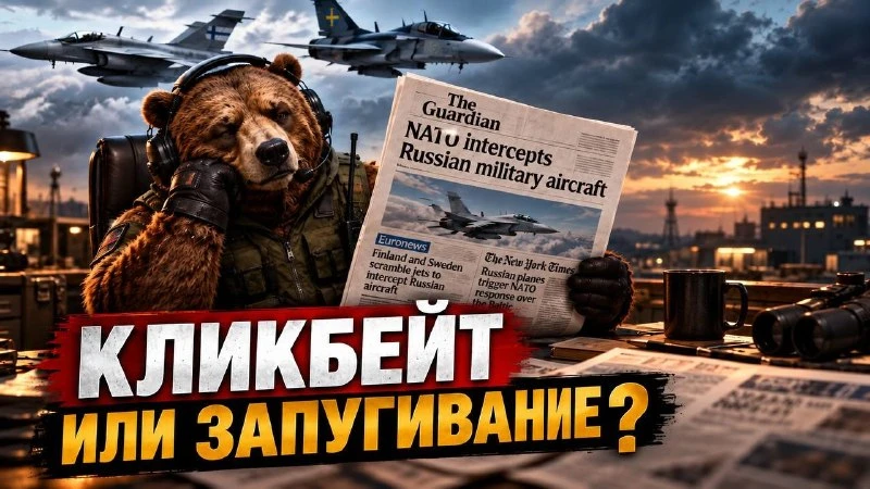 ✈️ «Перехват российских самолётов» кликбейт или запугивание?