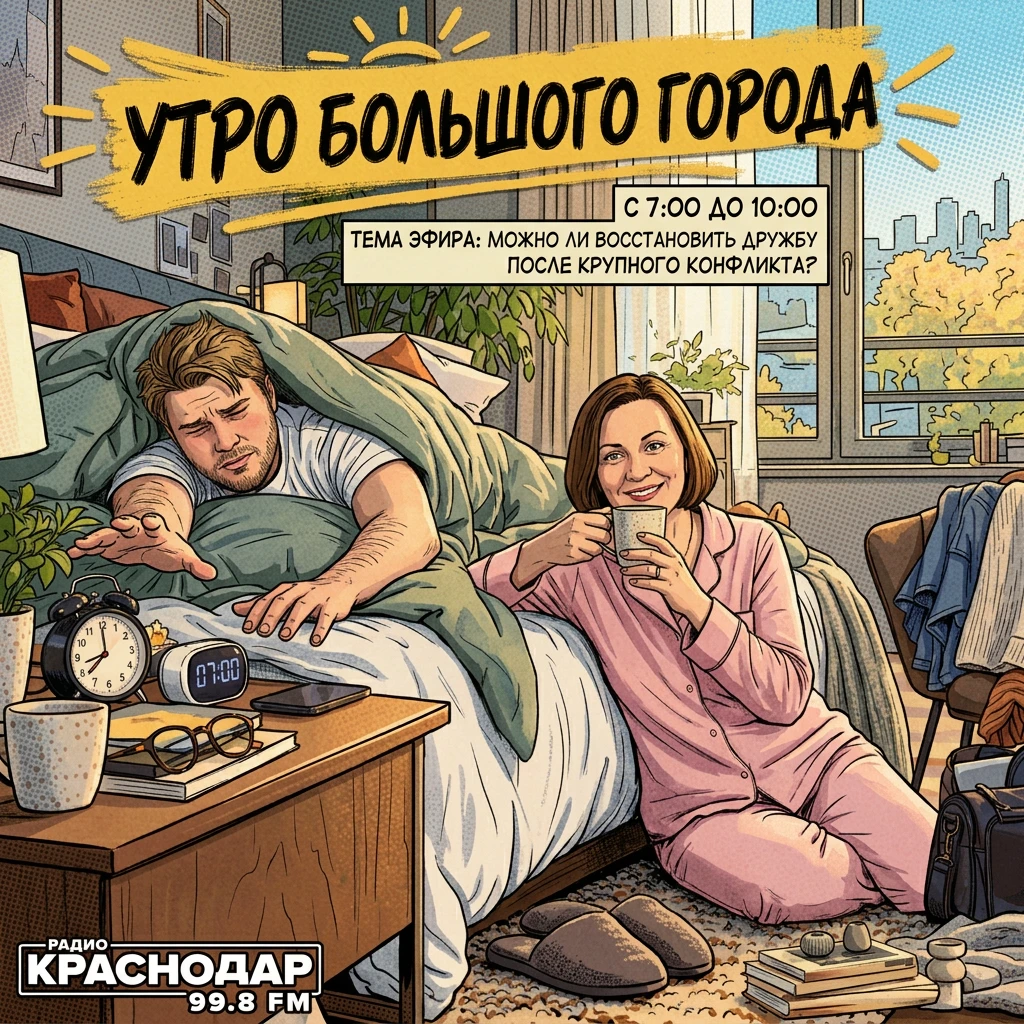 Тема утреннего шоу: Можно ли по-настоящему восстановить дружбу после крупного конфликта...