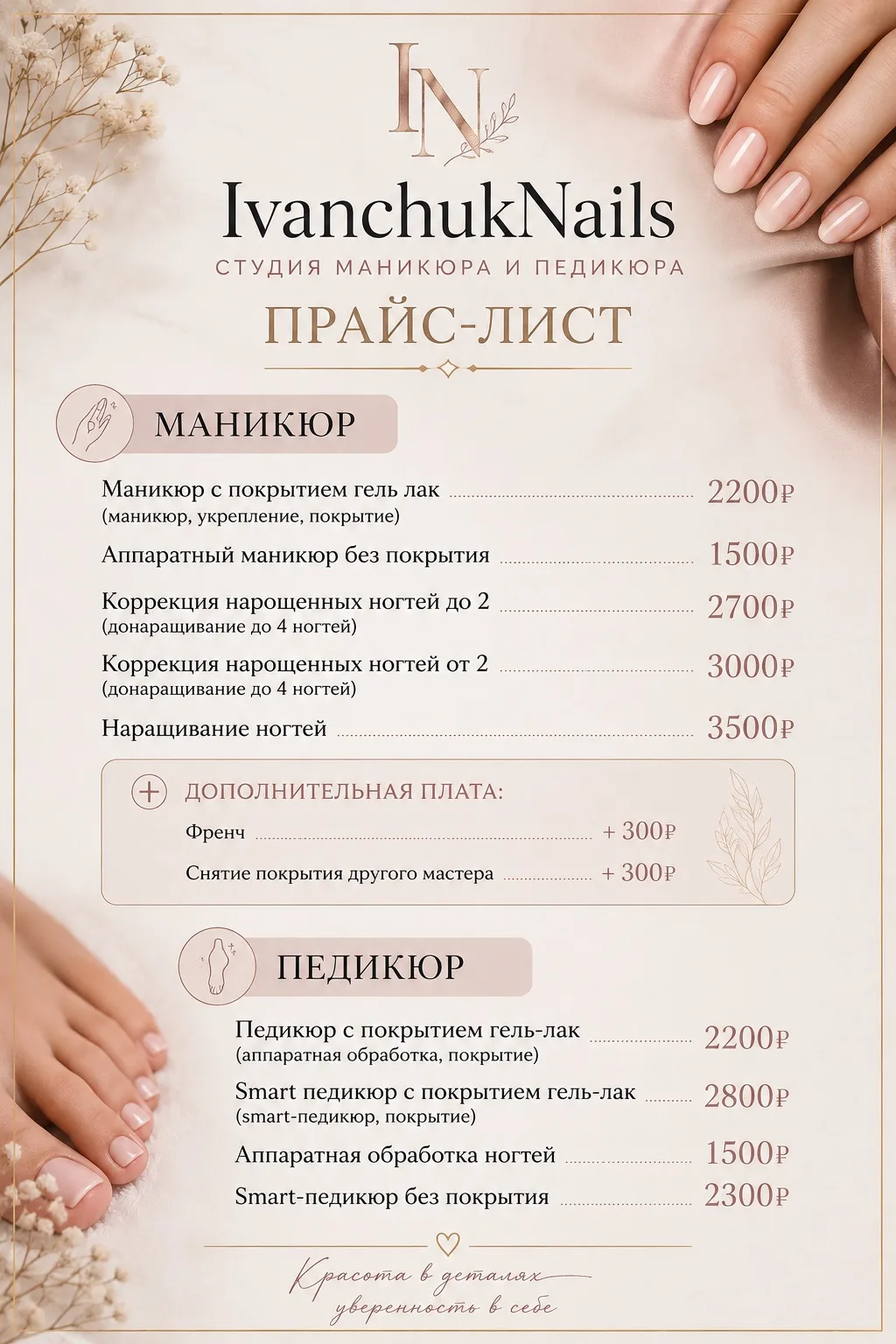 Прайс действующий с 1 сентября