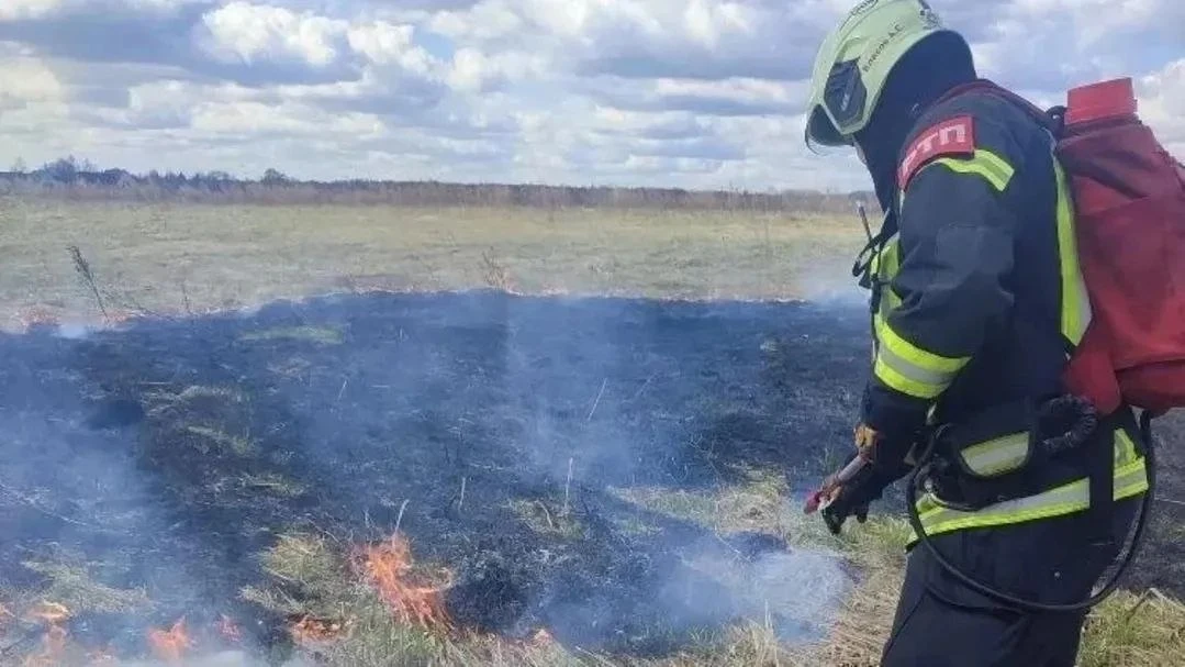 Четыре очага возгорания сухой травы чуть не уничтожили несколько сел и деревень Можайск...