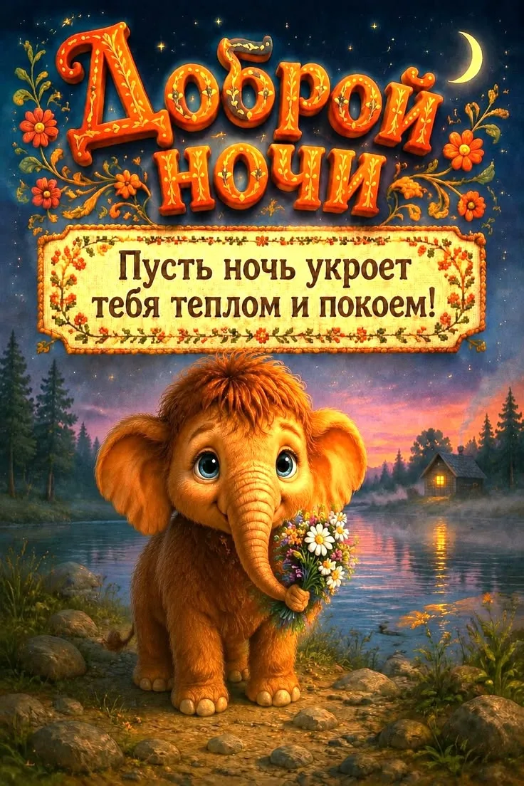 Доброй ночи! Прекрасных и сладких снов! ✨🌙