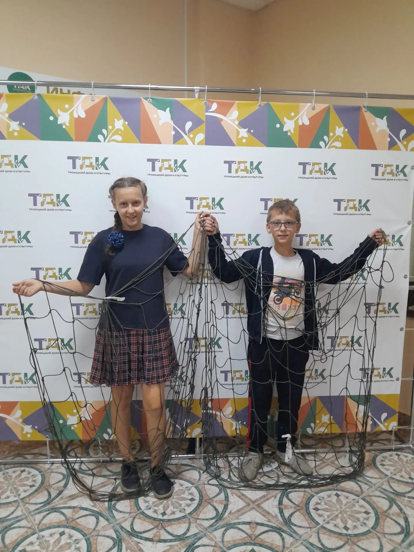 Первая сеть — большое дело! "Юные патриоты" Троицкого ДК приступили к работе 🇷🇺