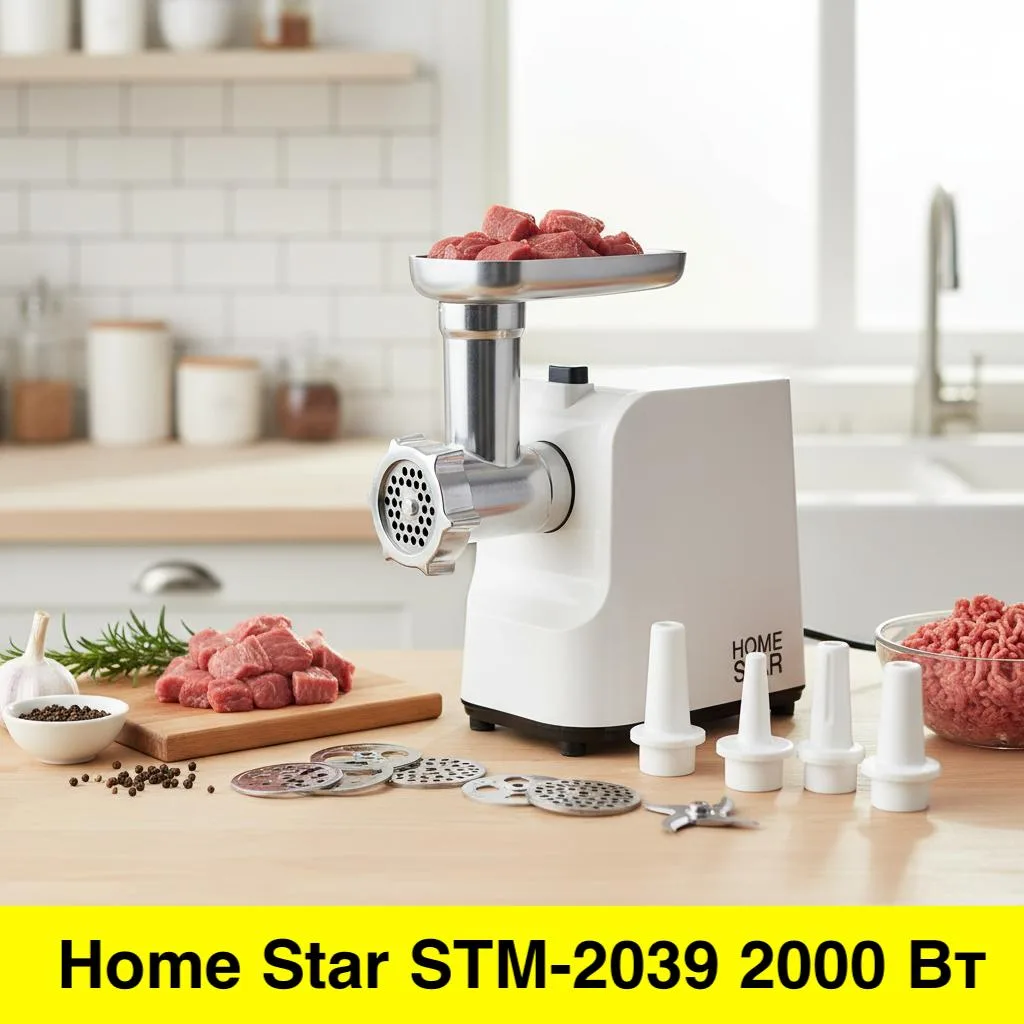 ⚡️ Мощная электрическая мясорубка Home Star STM-2039 2000 Вт