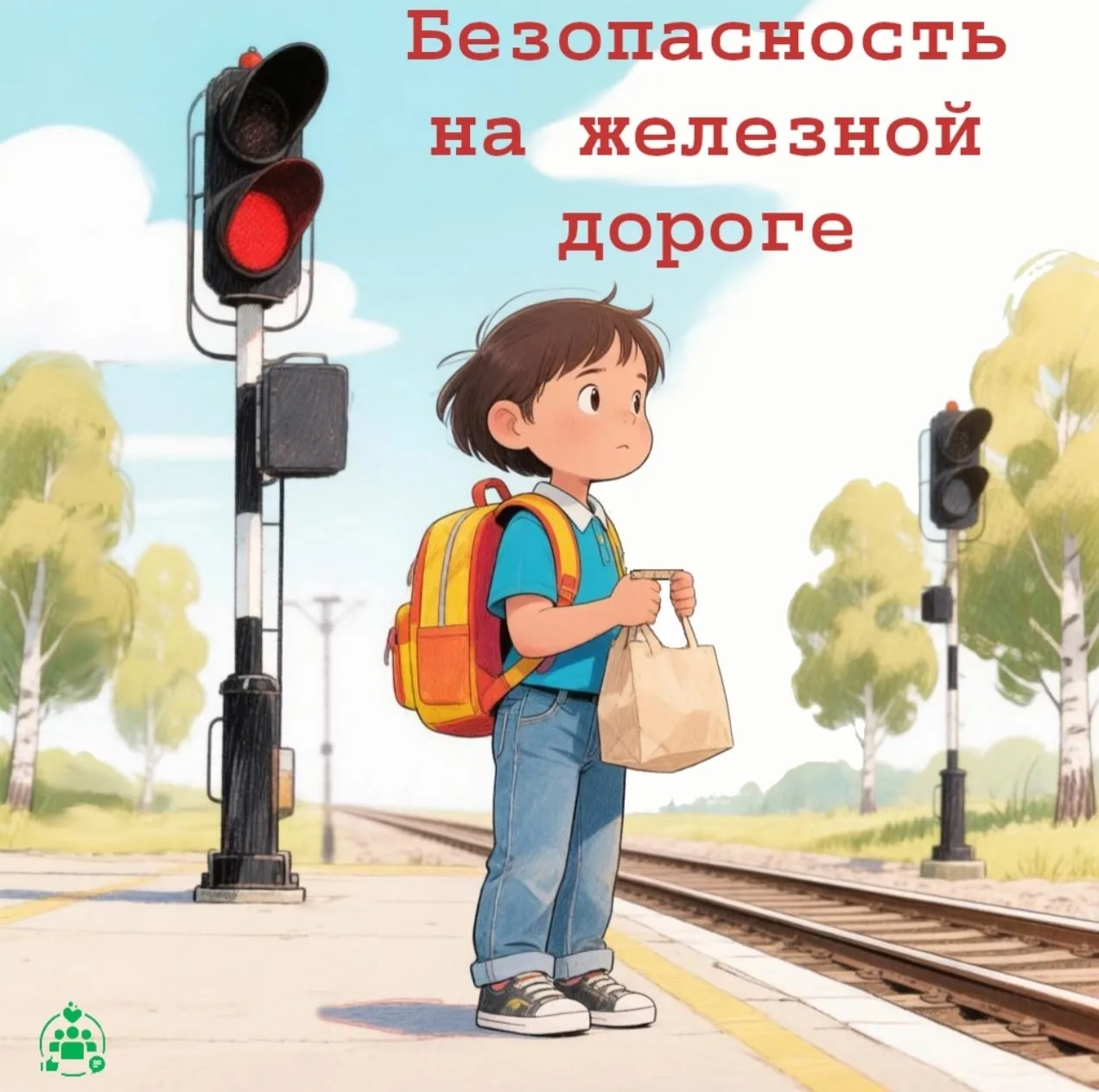 ❗ Безопасность на железной дороге