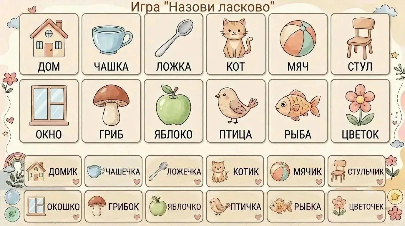 Настольные игры для домашних занятий с детьми