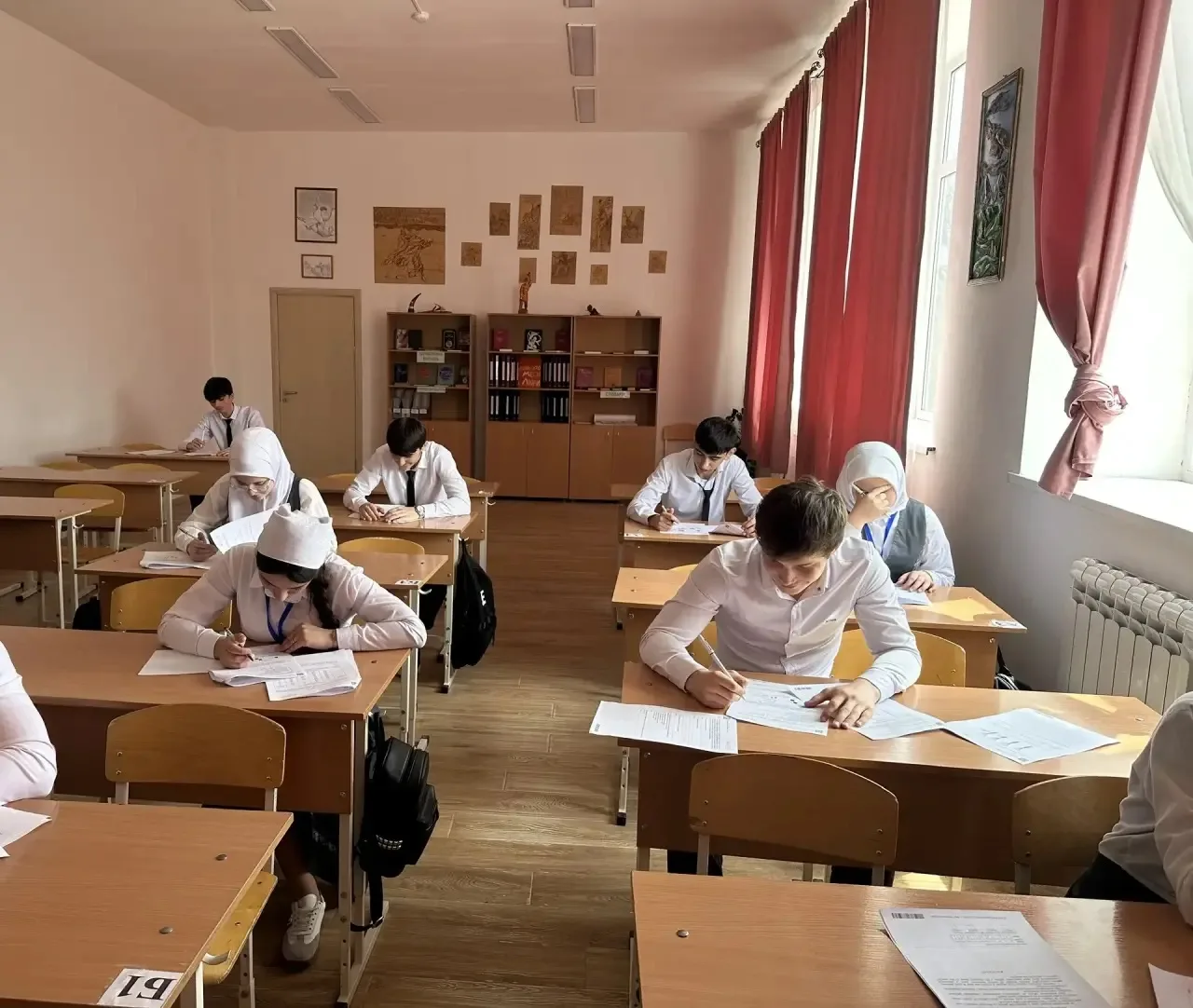 07.05.2026 обучающиеся 10 класса МБОУ « Побединская СОШ» выполняли ВПР по биологии.