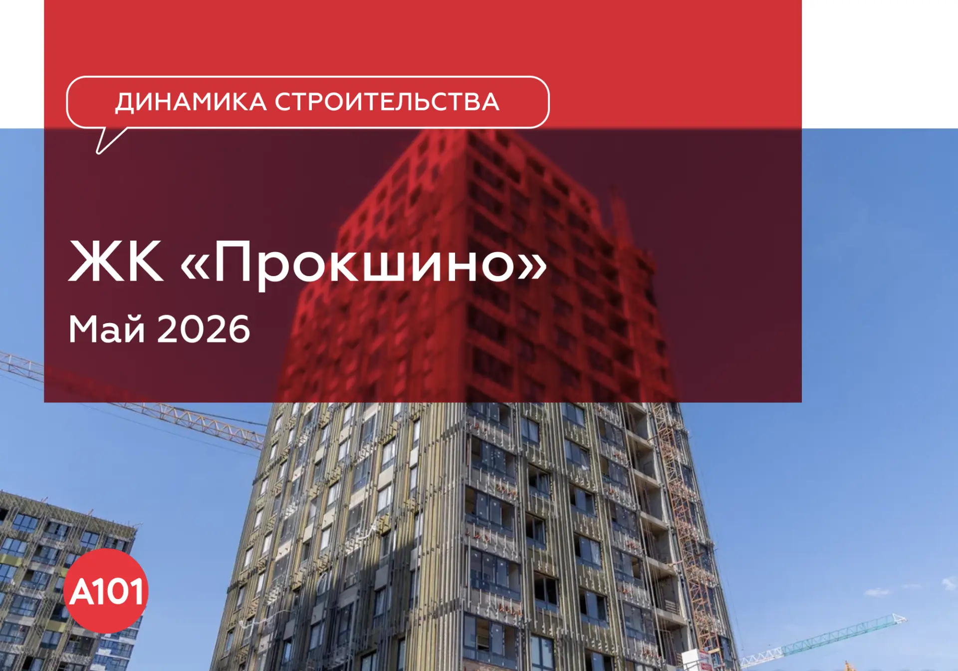 Динамика строительства ЖК «Прокшино» за май