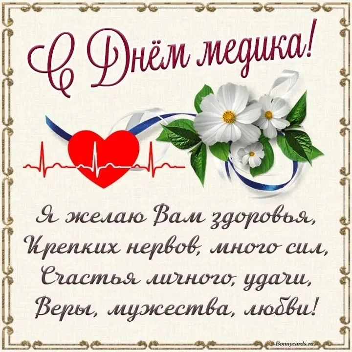 Уважаемые медицинские работники!
Ваш труд — это не просто профессия, а настоящее призвание, требующе