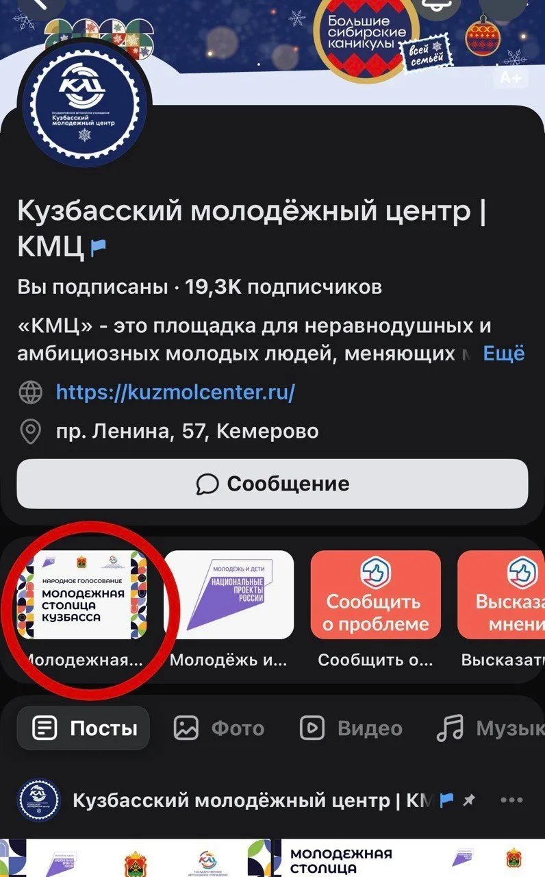 Для голосования необходимо: