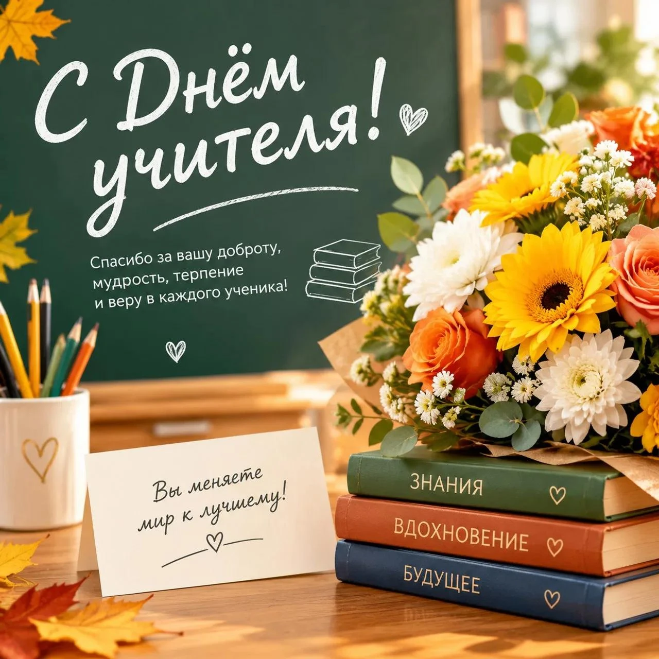 Уважаемые учителя, педагоги и ветераны педагогического труда! 👩🏫🎓