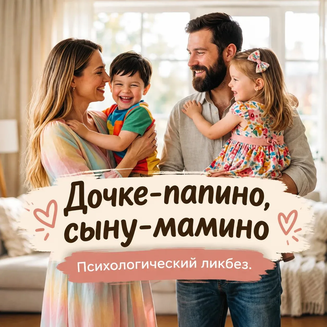 Дочке — папино, сыну — мамино. Психологический ликбез 🧬