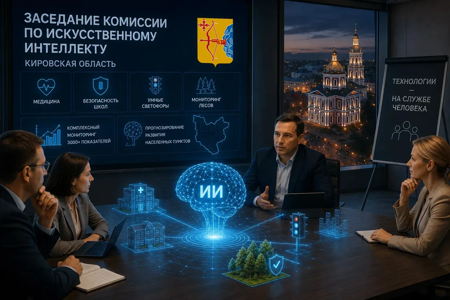 В этом году примем госпрограмму развития искусственного интеллекта в Кировской области....