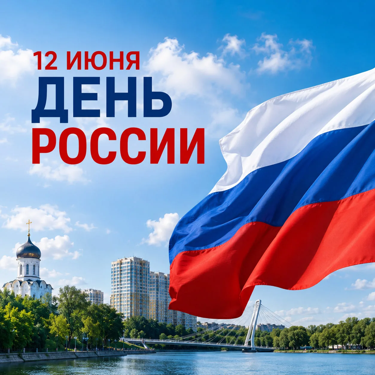 🇷🇺 День России — праздник, символизирующий единство страны, ее богатую историю, культ...
