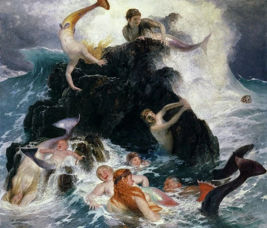 «Игры нереид»,1886.

— Арнольд Бёклин
(1827-1901)

Бестиа́рий