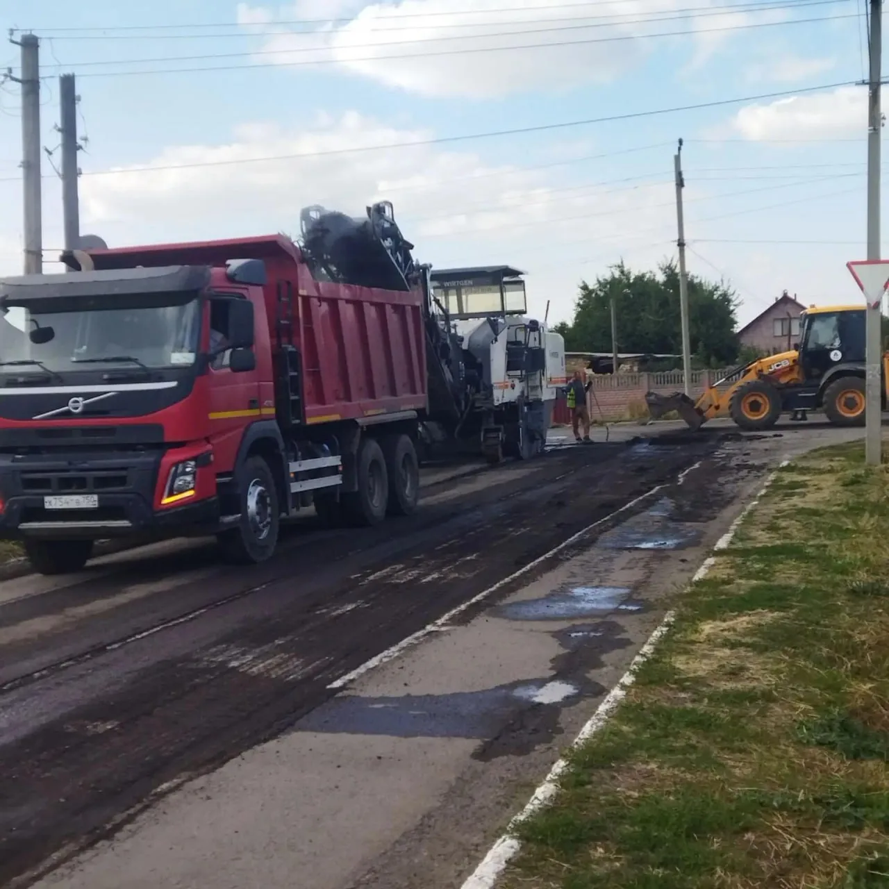 Владимирская область ремонтирует дороги в Кировском