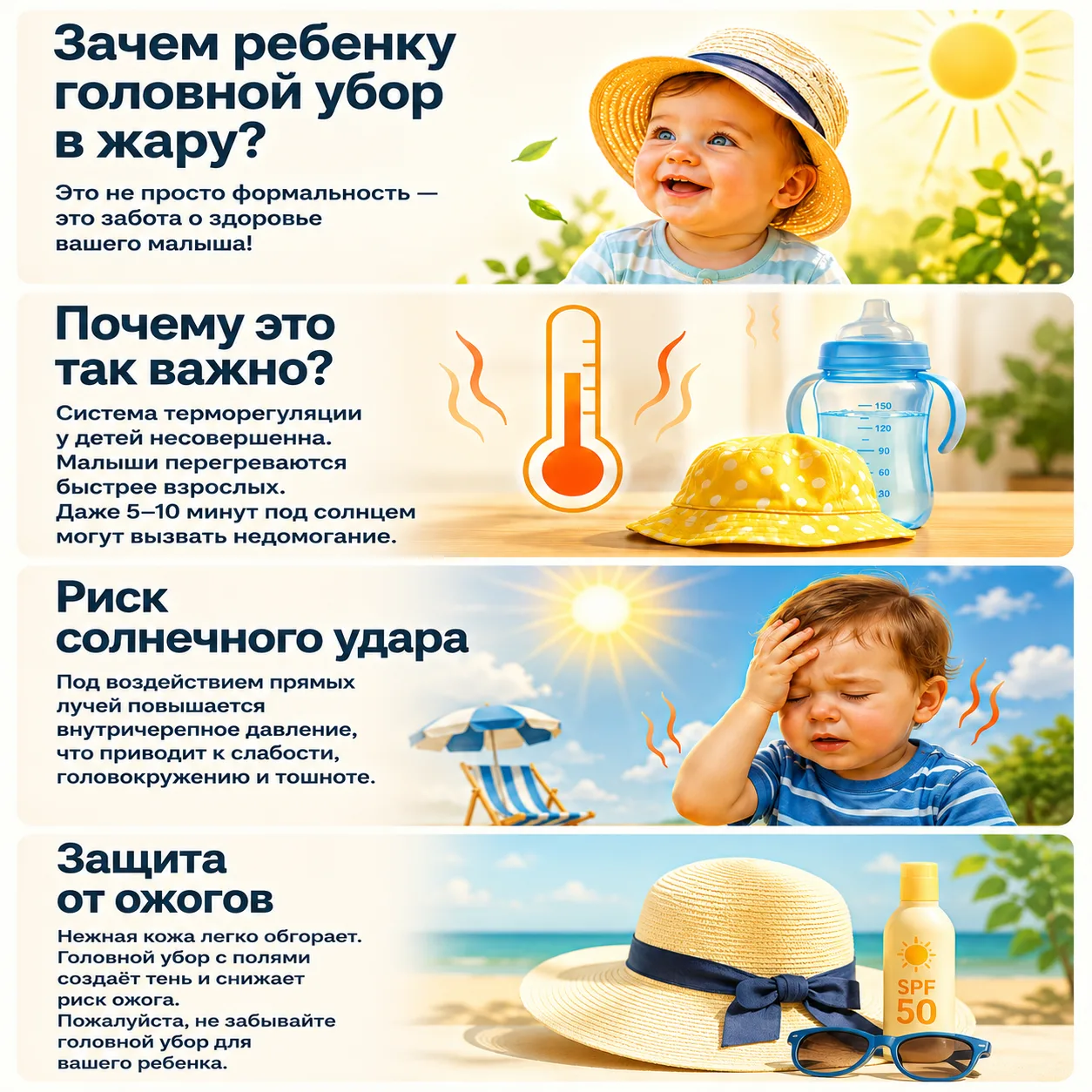 ☀️Солнце становится всё активнее, и кажется, что шапка в такую погоду — лишнее 🧢