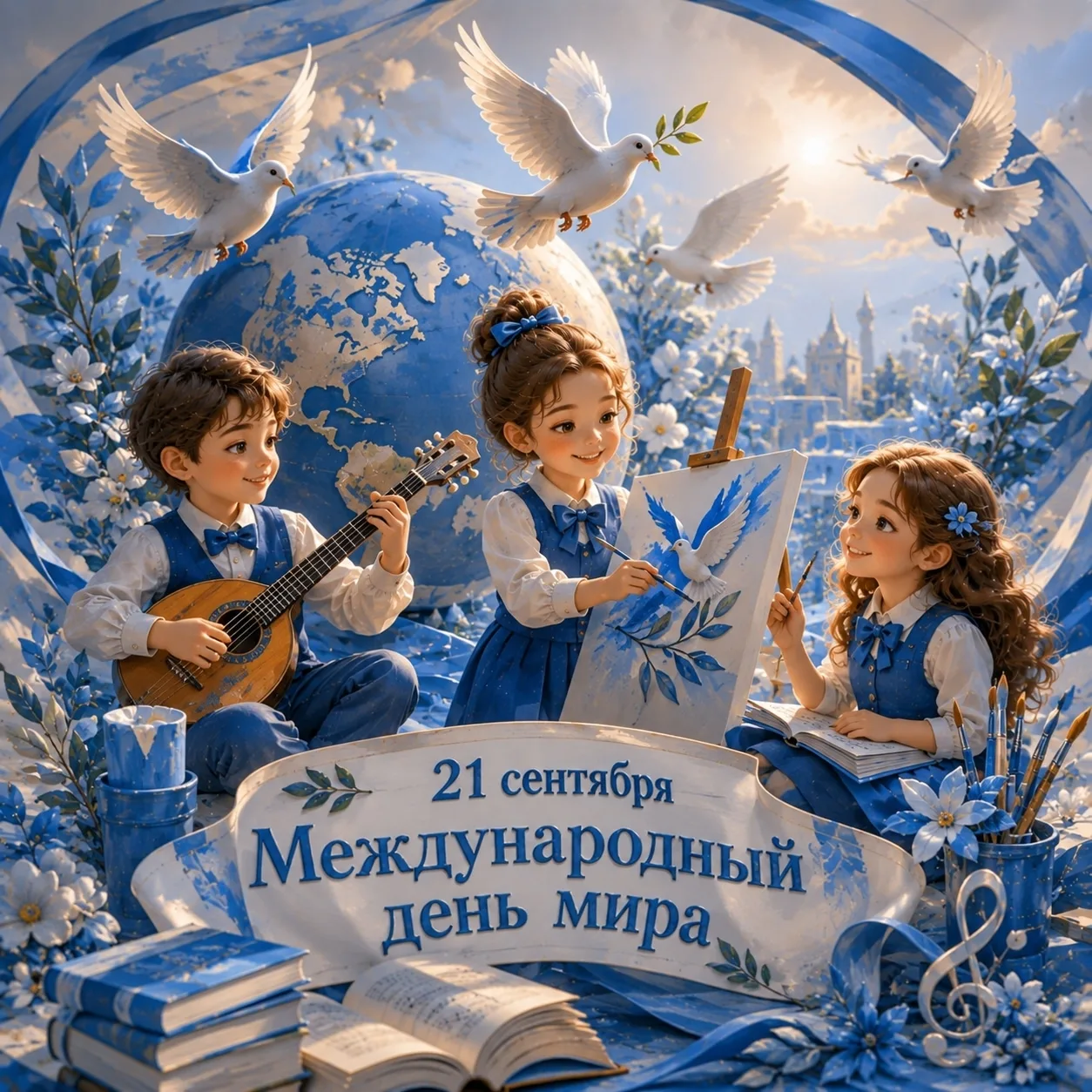 🕊 Сегодня Международный день мира. И мы в ДШИ №68 превращаем слова в искусство.