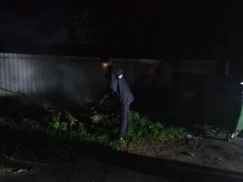 В деревне Таушкасы (Чувашия) полицейские вместе с местным жителем предотвратили серьёзн...