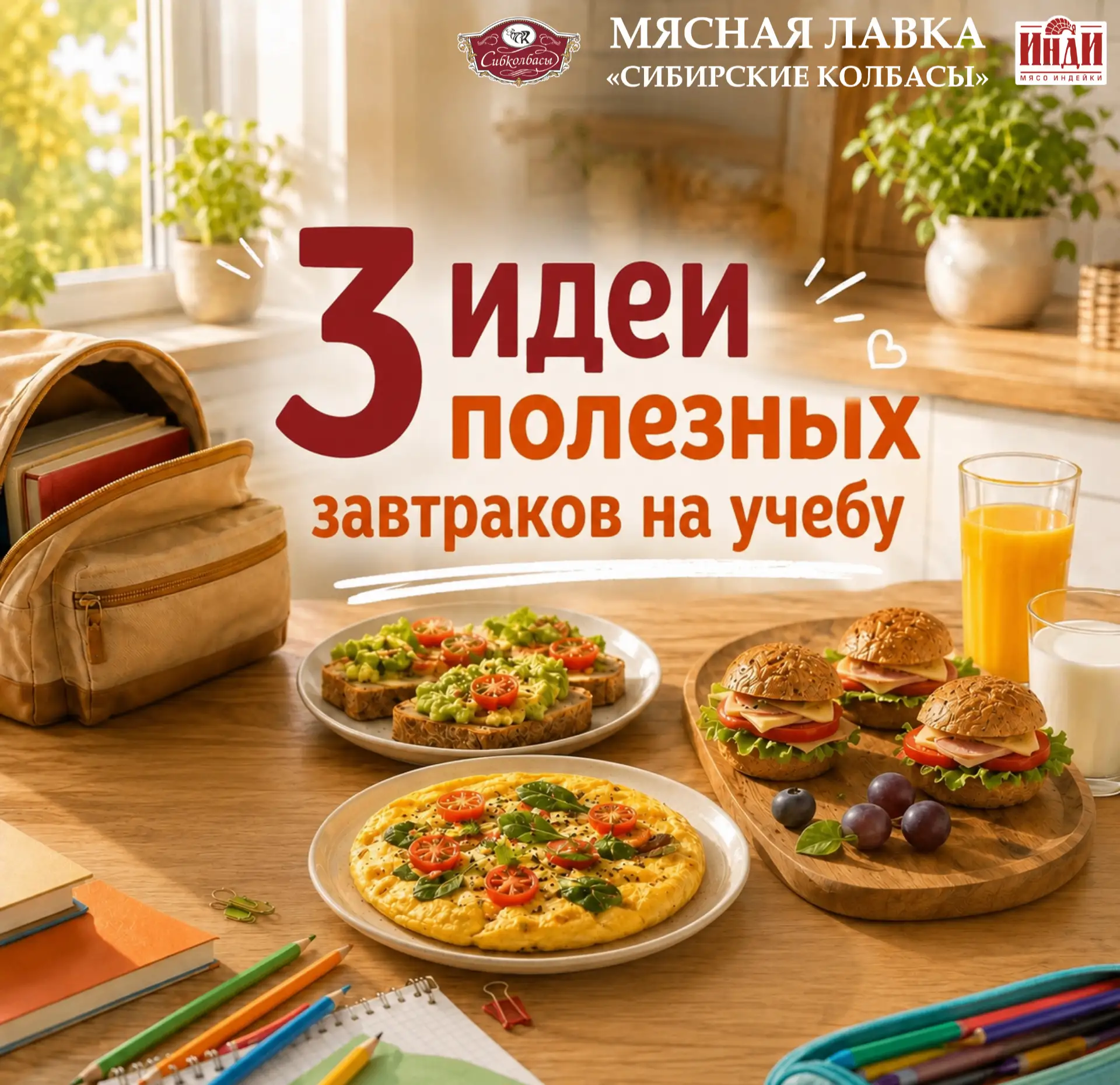 📚УЧЕБА УЖЕ НАЧАЛАСЬ, А ЗНАЧИТ, ПОРА ВОЗВРАЩАТЬСЯ К ПОЛЕЗНЫМ УТРЕННИМ ЗАВТРАКАМ!