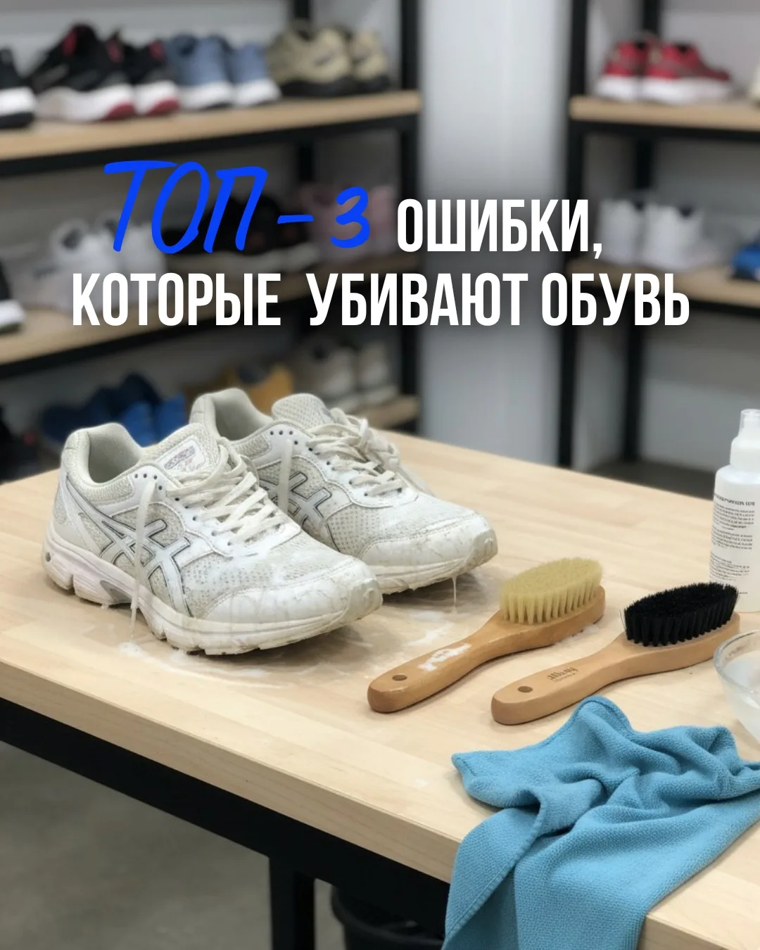 ТОП-3 ошибки, которые убивают обувь 😬