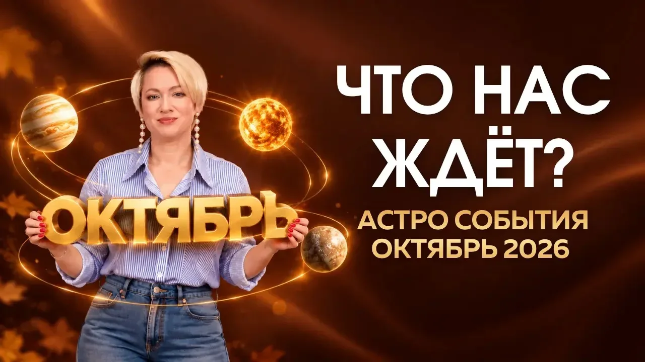 🍁 Астро события ОКТЯБРЯ 2026