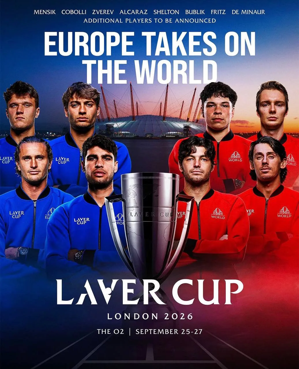 ✔️ Бублик сыграет на Laver Cup в составе сборной мира!