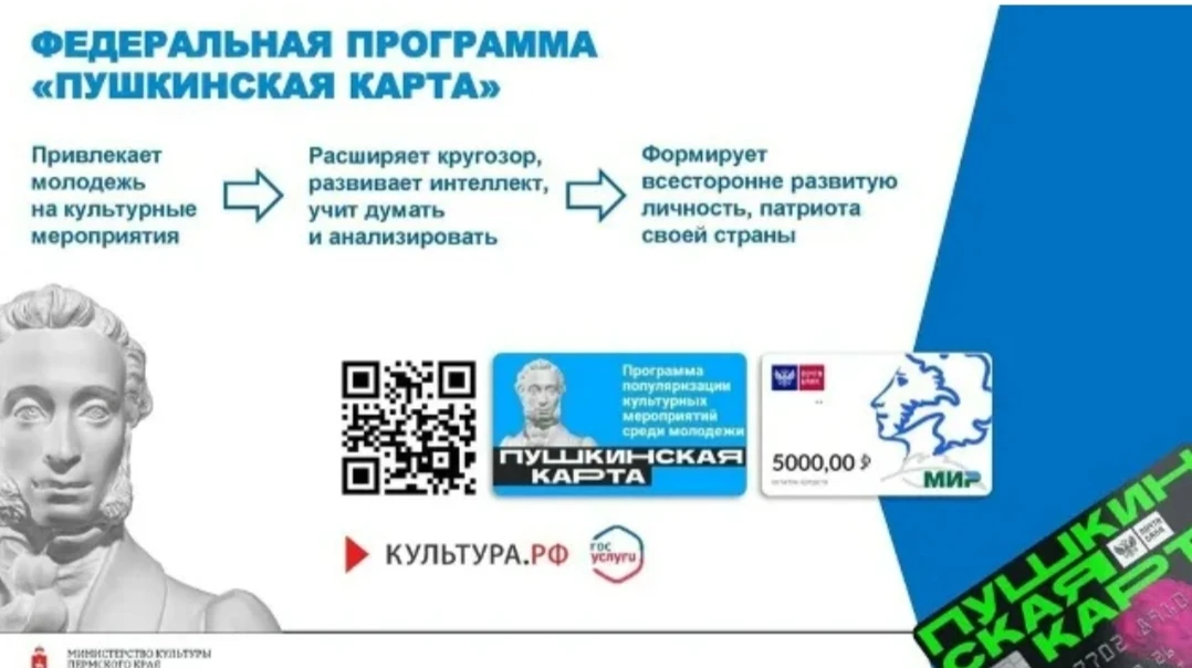 В целях продвижения программы «Пушкинская карта» и популяризации её среди молодежи.