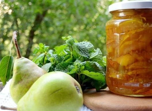 ВАРЕНЬЕ ИЗ ГРУШ С МЯТОЙ И ЛАЙМОМ