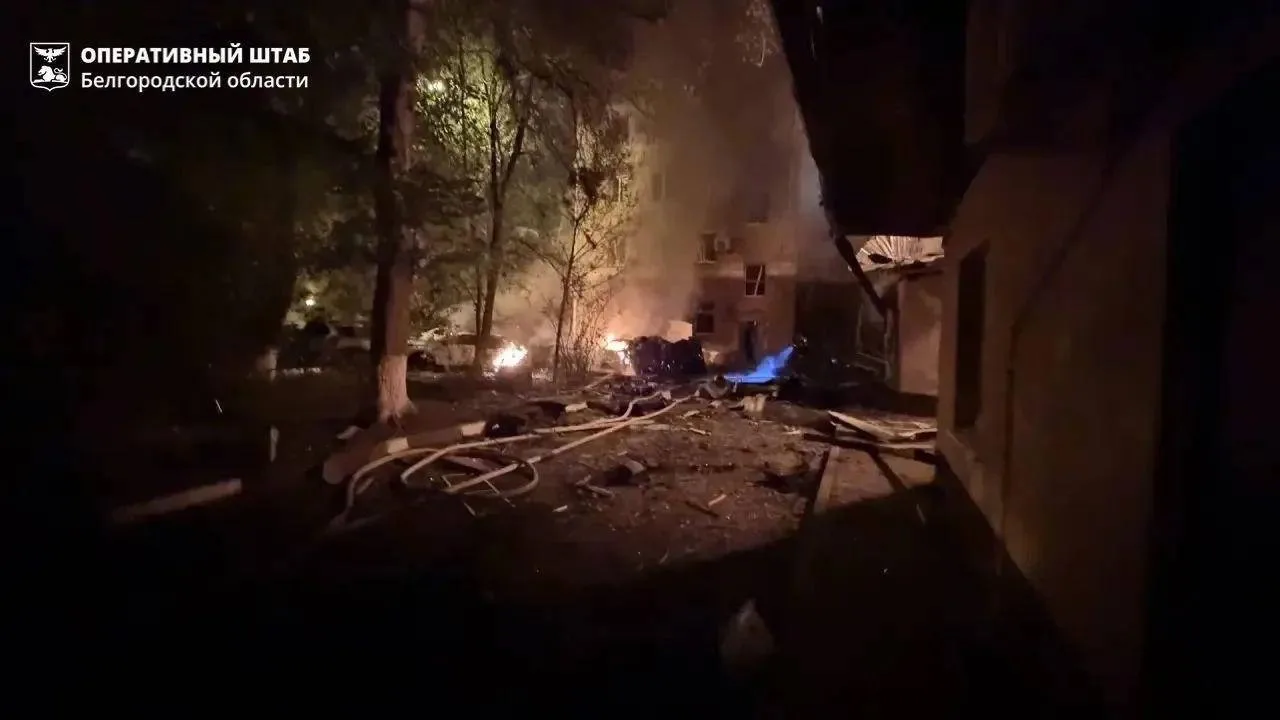Белгород подвергся массированной атаке дронов — 12 раненых, среди них дети