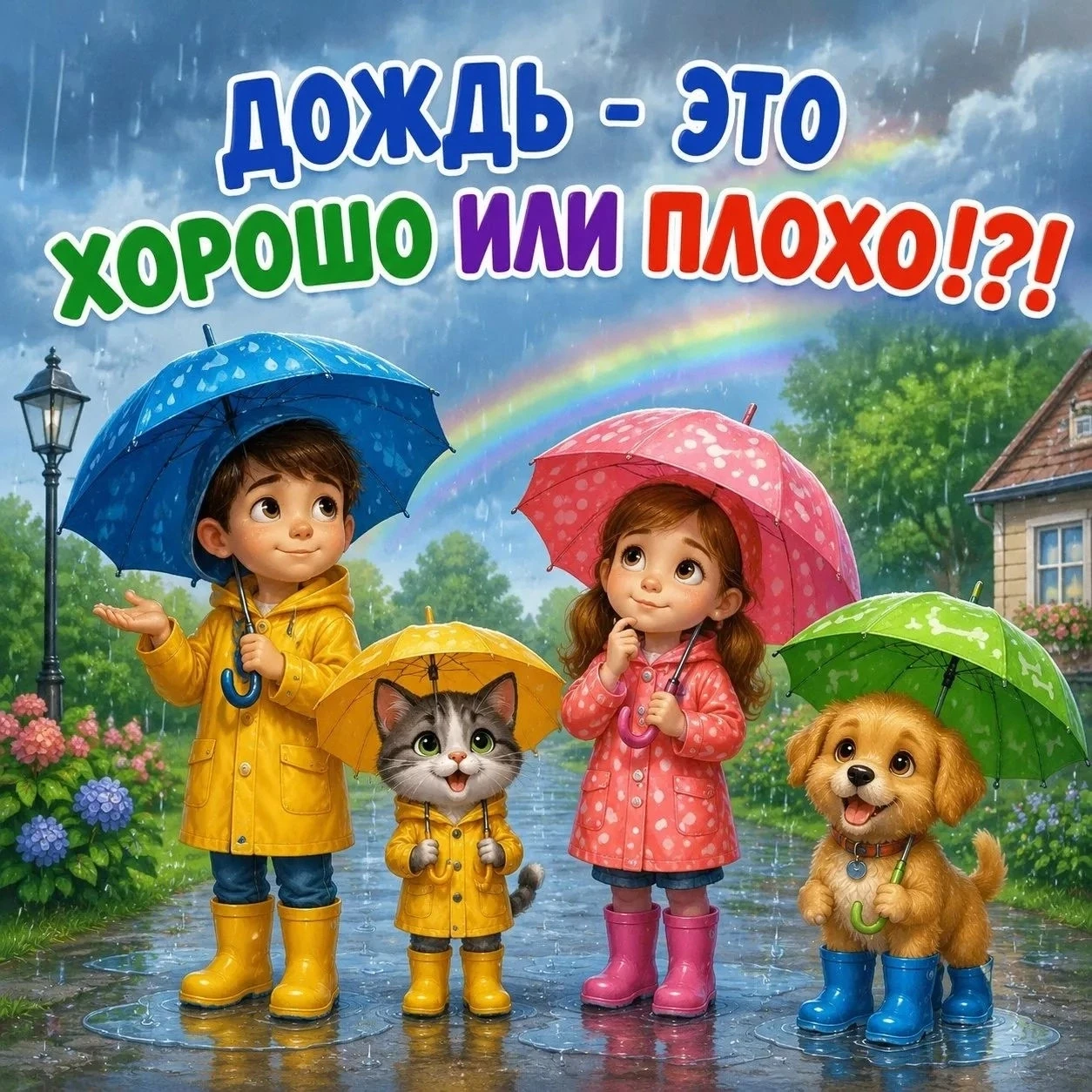 ☔🤗☔ Друзья! Небесная канцелярия продолжает играть с нами в непредсказуемые игры, словно вторя народ