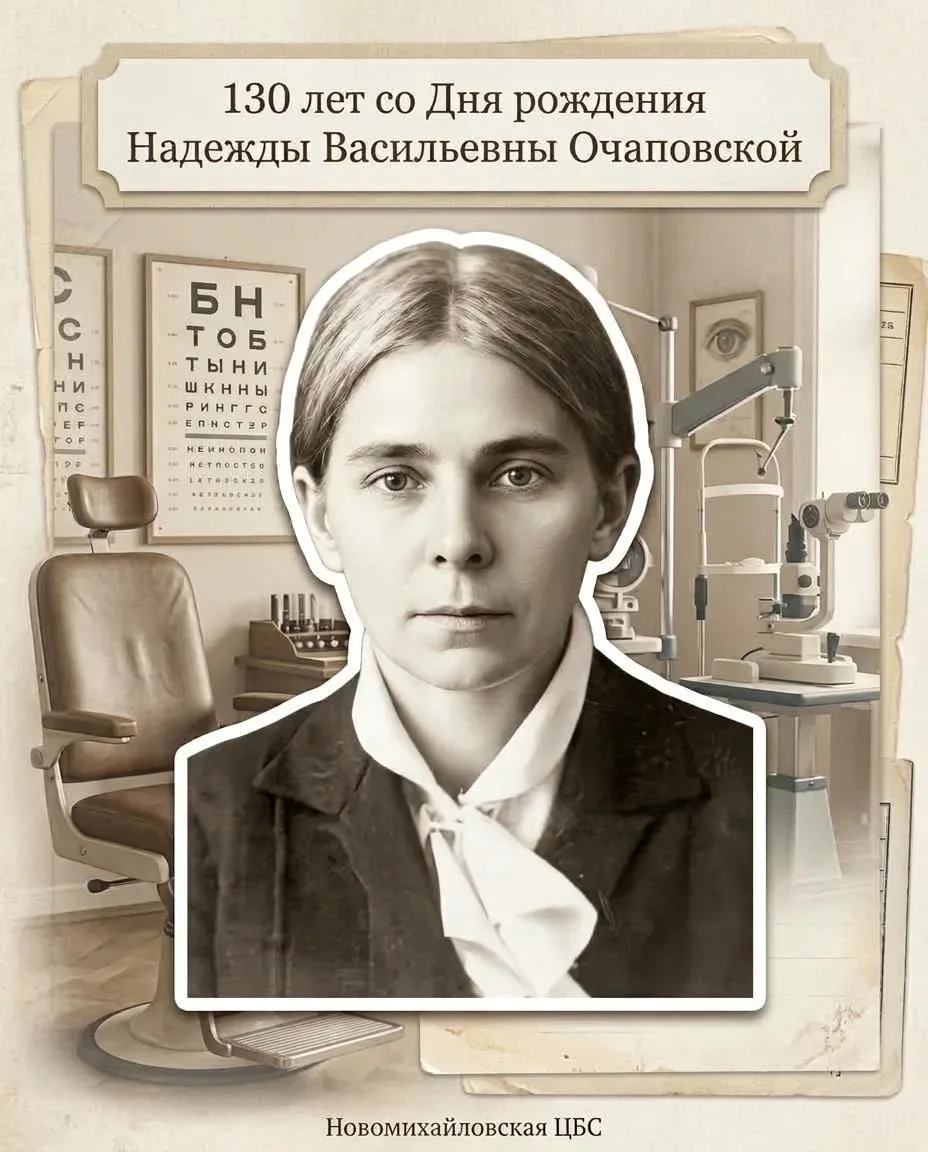 👁️ Краеведение. 130 лет со дня рождения Надежды Васильевны Очаповской
