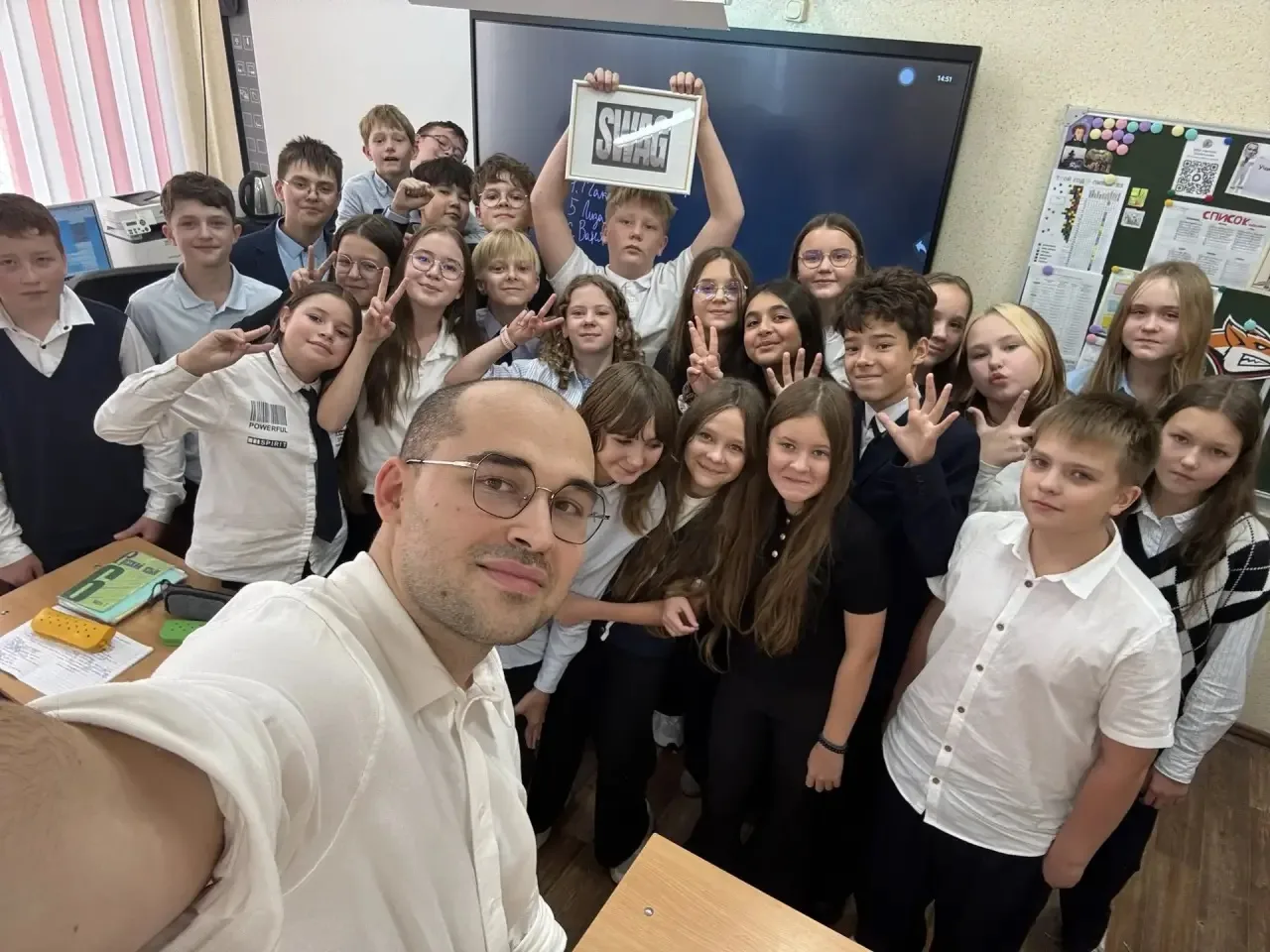 С моими шестиклассники 🫶📚