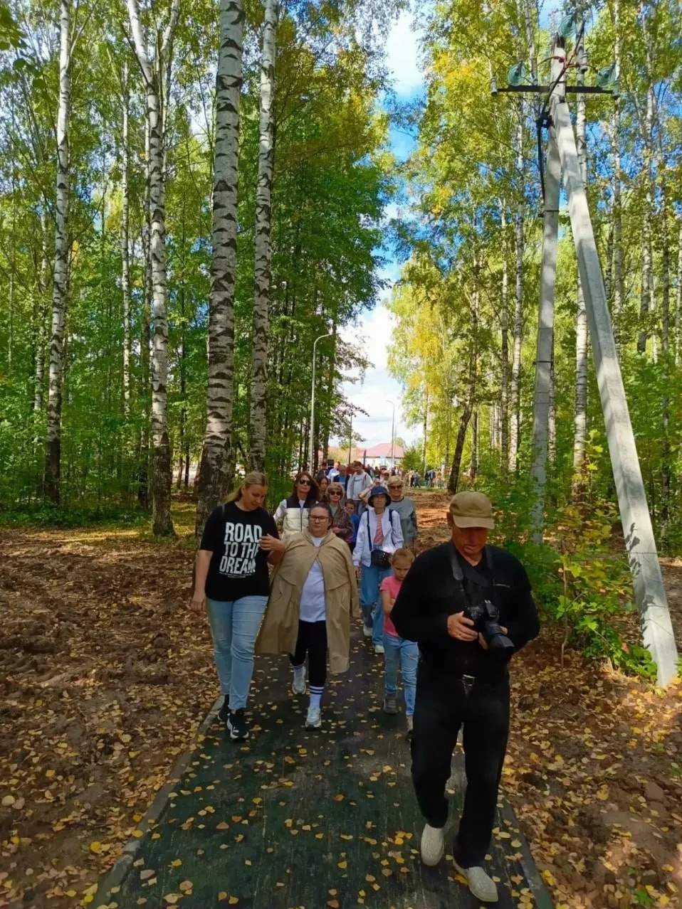 🌳 В экопарке «Тарханово» появилась «дорожка здоровья»