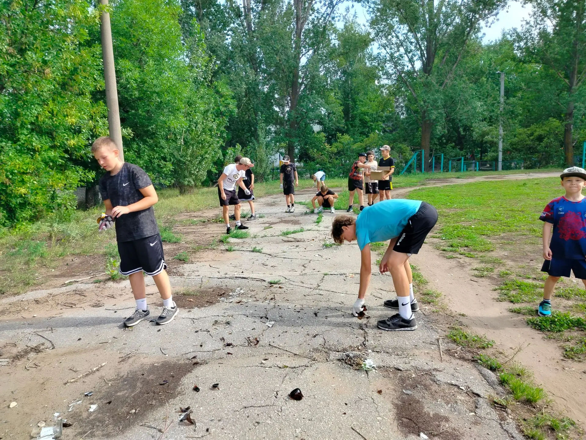 В СШОР «Спартанец» прошла «Санитарная пятница»!
