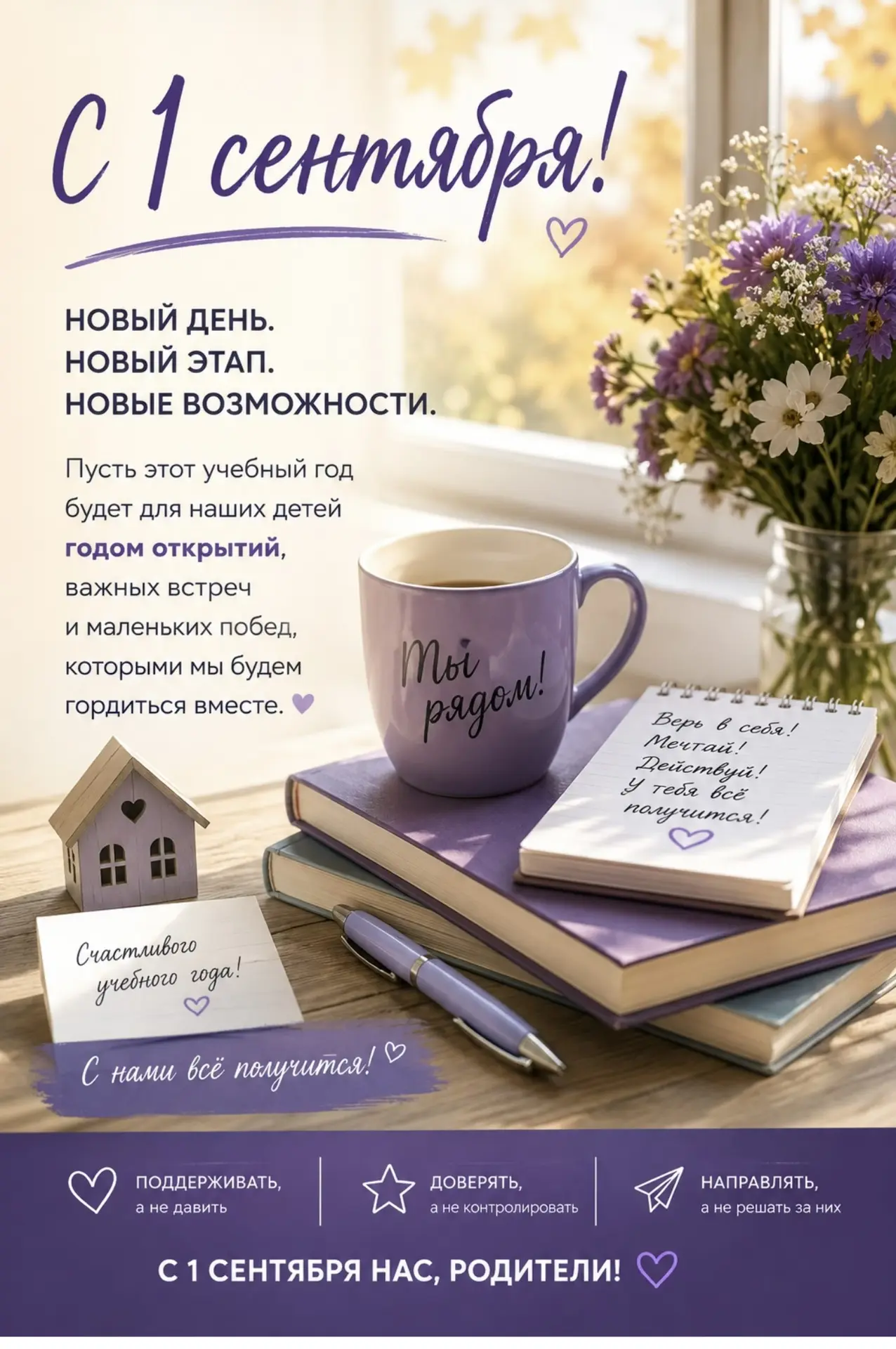 С 1 сентября, дорогие родители! 🍂