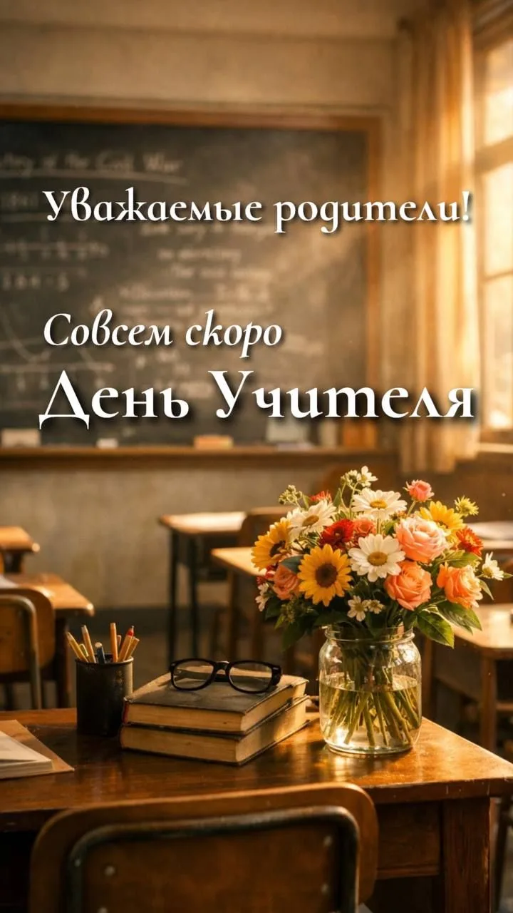 🍎 Скоро День учителя — успейте сказать «спасибо»!
